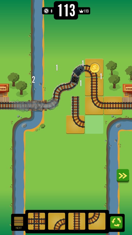 Gold Train FRVR - Railway Maze screenshot-0