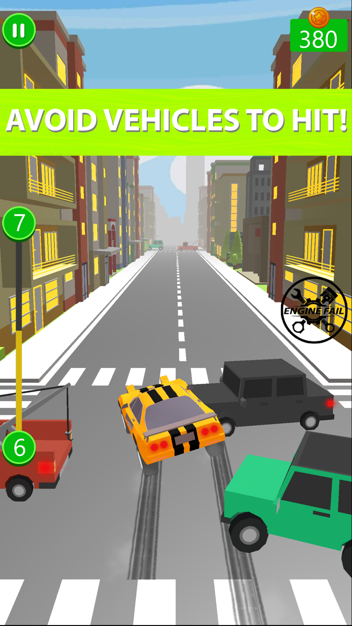 Car Crash traffic cargames 3D