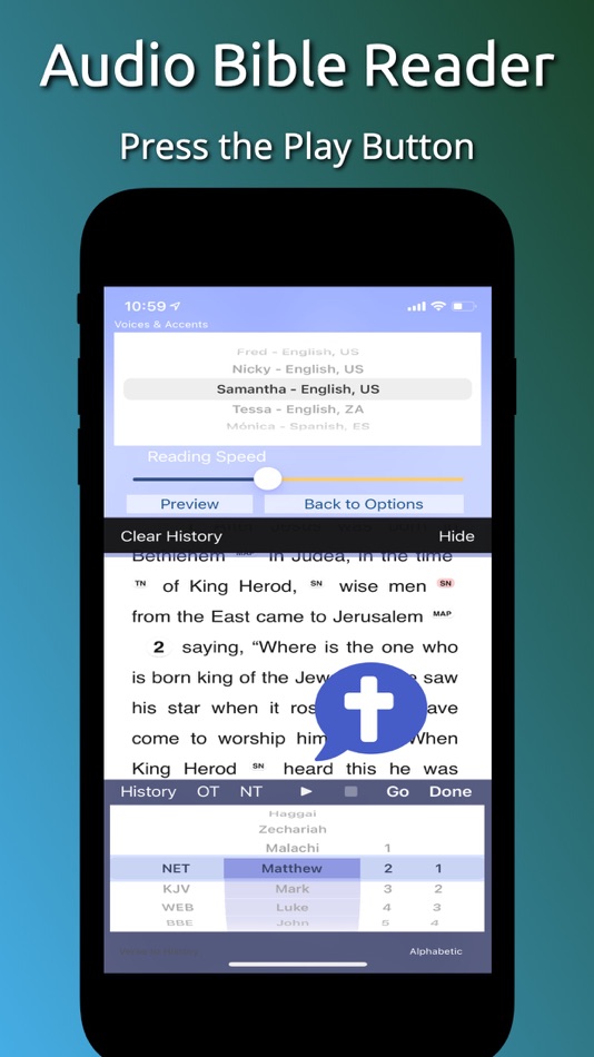 #4. Touch Bible: Read, Study & Go (iOS) By: Patrick Franklin