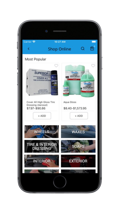 Superior Products.com Screenshot
