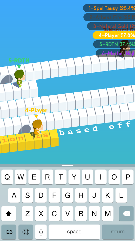 #4. Type Run (iOS) 由: Voodoo