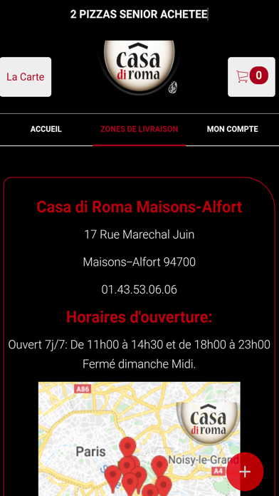 Casa di Roma Maisons-Alfort Screenshot