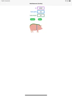 Pig Weight Estimator iPad image 2