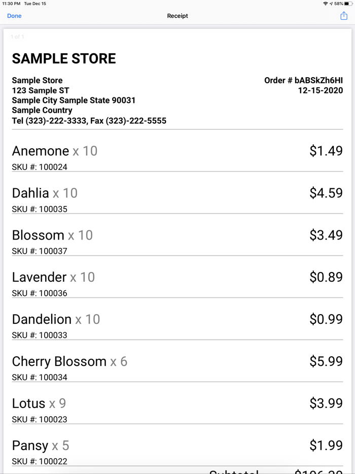 Inventory - The Store Manager