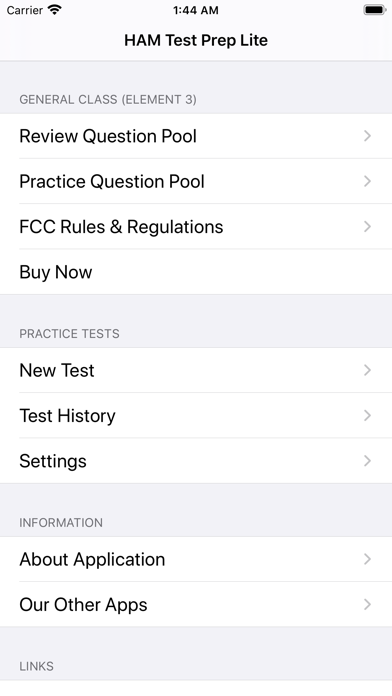 How to cancel & delete HAM Test Prep Lite:  General from iphone & ipad 1