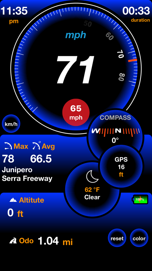#4. Speedometer ⋙ (iOS) 由: UniCom Technology