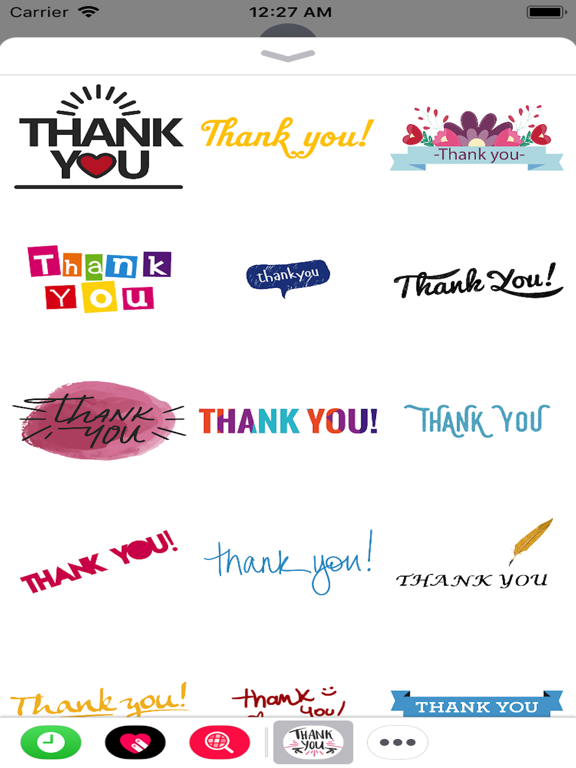 Screenshot #4 pour Thank You Stickers 2018
