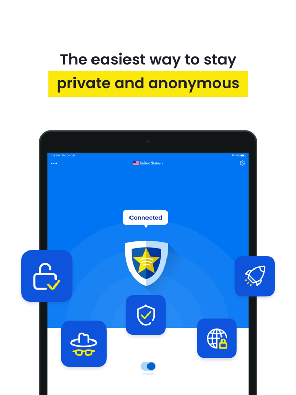 Star VPN - Super Fast Proxy iPad app afbeelding 4