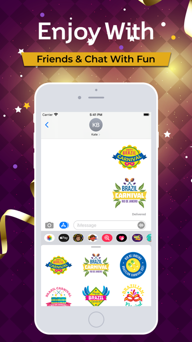 Brazil Carnival Stickers Screenshot