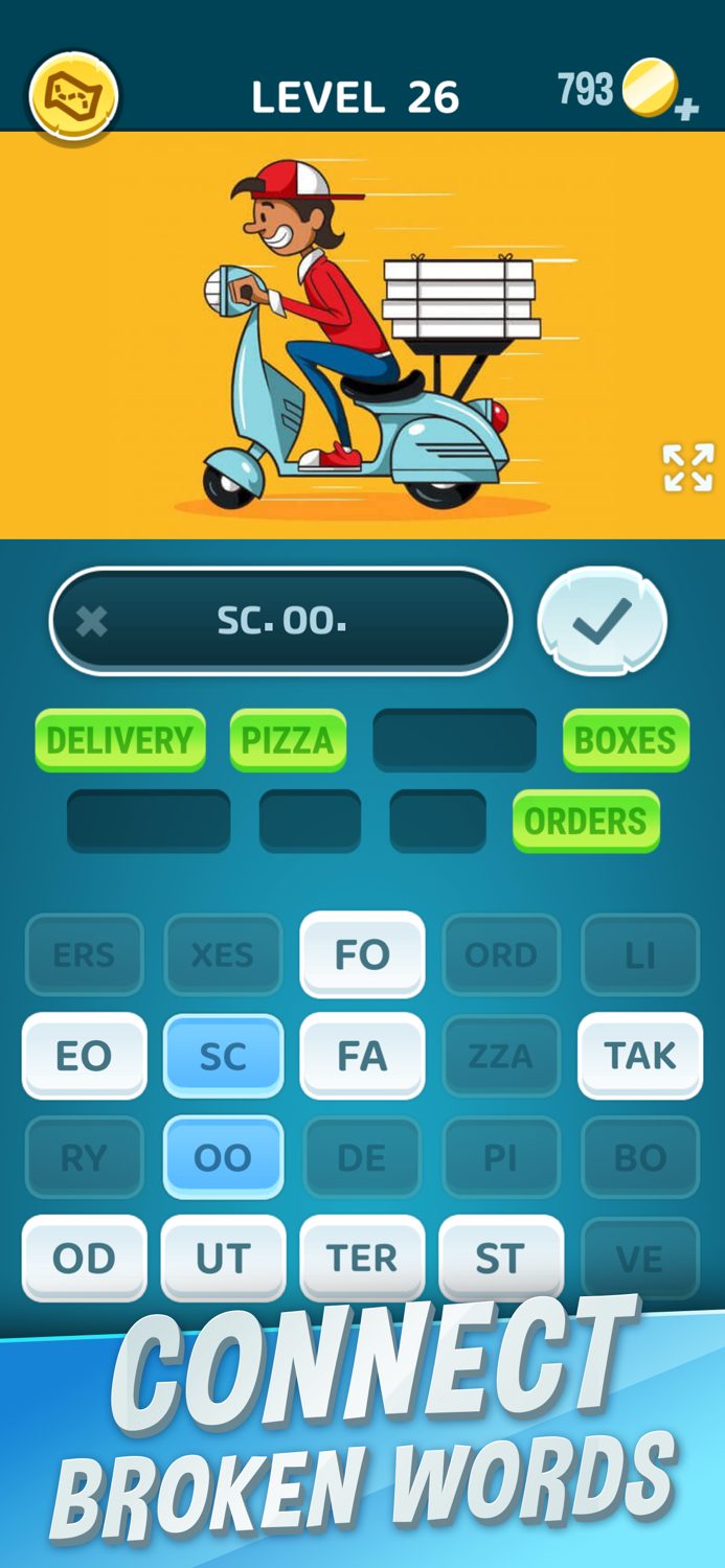 Words Crush  word puzzle game