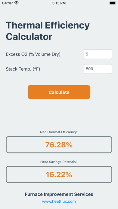Thermal Efficiency Calculator Screenshot 1 - AppWisp.com Thermal Efficiency Calculator Screenshot 1 - AppWisp.com