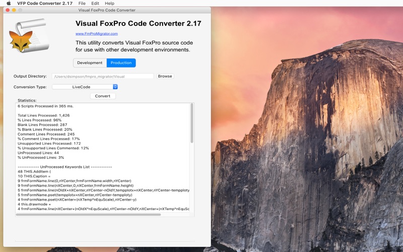 Screenshot #2 pour VFP Code Converter