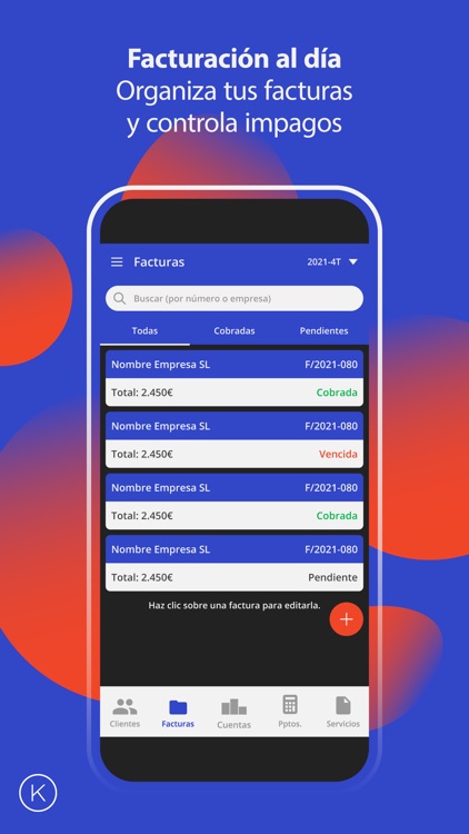 Kontably - Facturas Autónomos screenshot-4