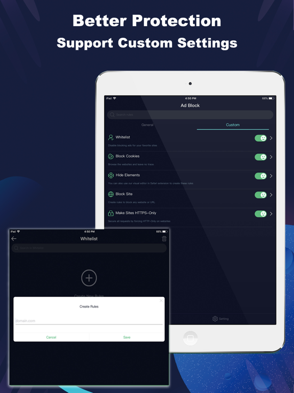 Ad Blocker & Filters iPad screenshot