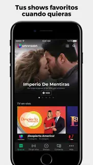 univision app iphone screenshot 1