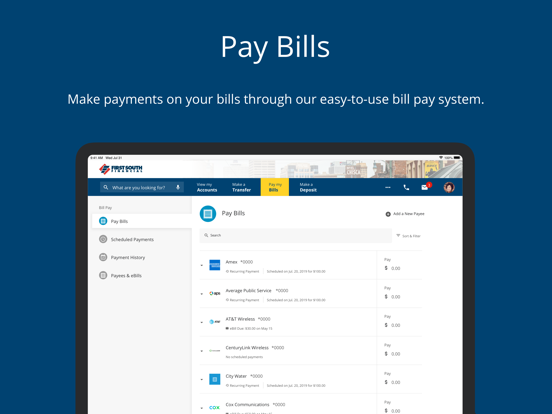 First South Financial iPad screenshot 4 - Finance app