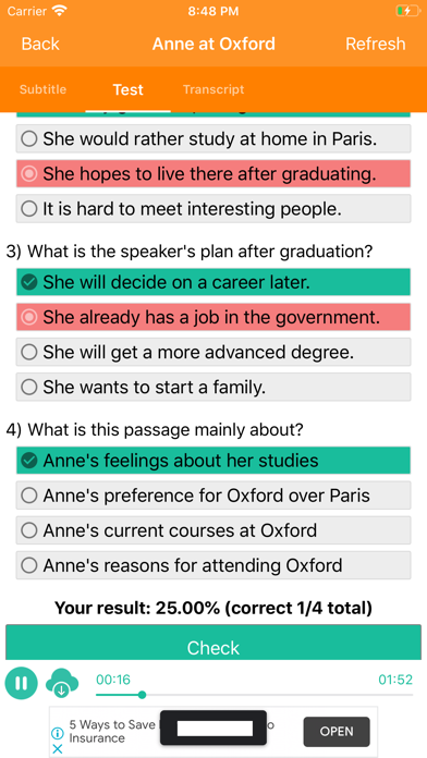 English Listening Step by Step Screenshot