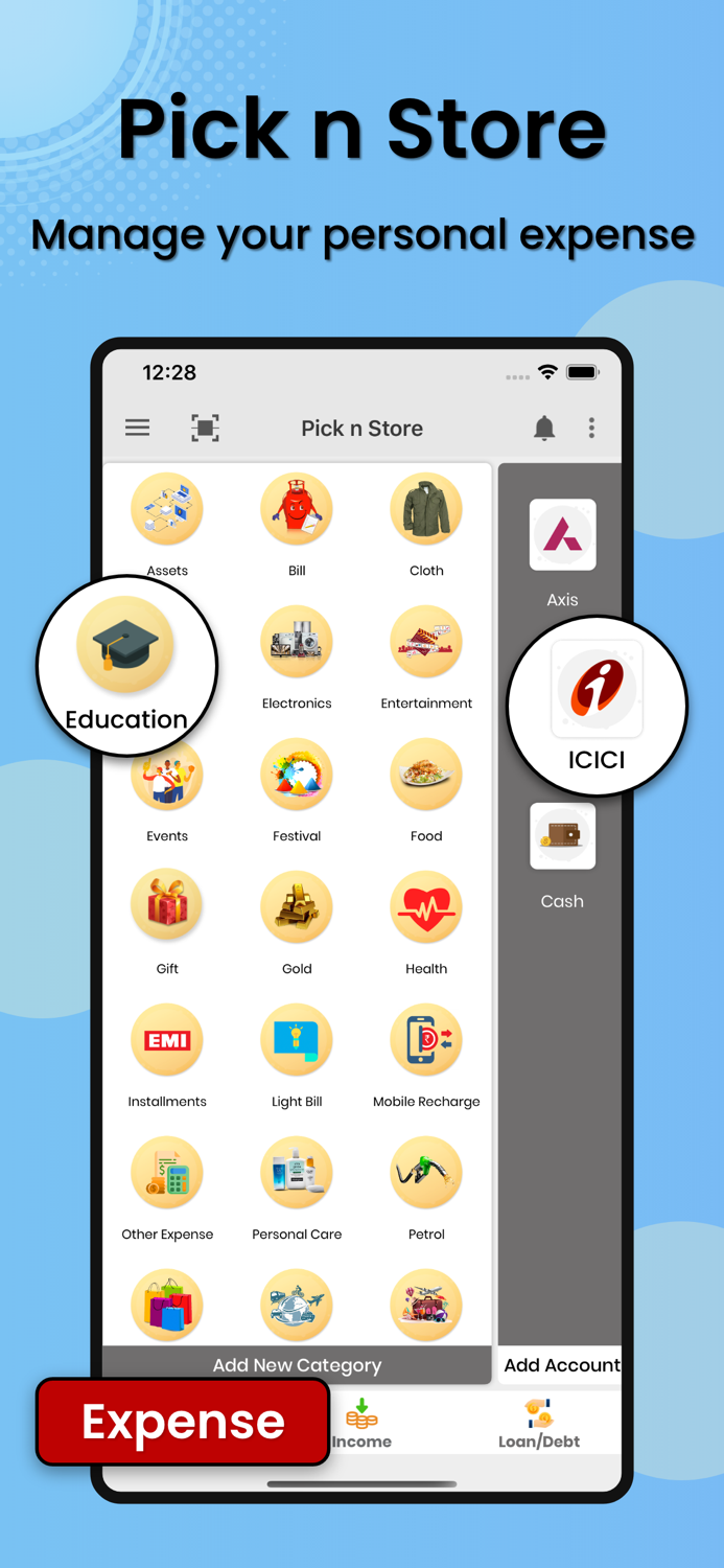 Pick n Store - Money Manager