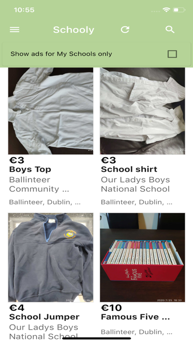 Schooly Used Marketplace Screenshot
