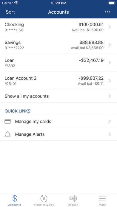 First Westroads Bank Personal Screenshot