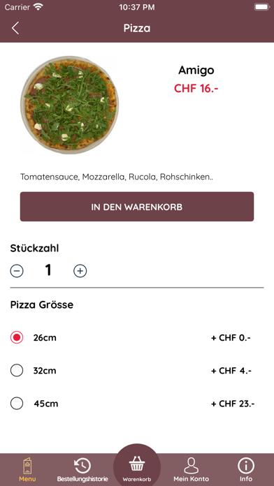 Amigo Pizza Screenshot