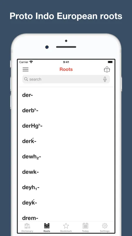 Proto-Indo-European Dictionary screenshot 4 of 10