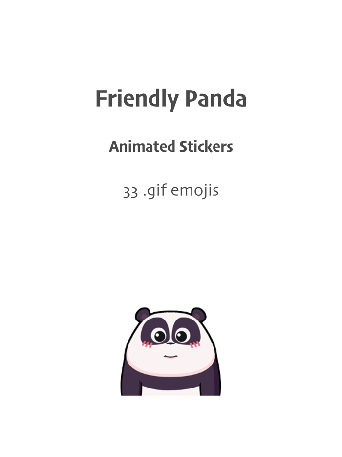 Friendly Panda Animated Emoji