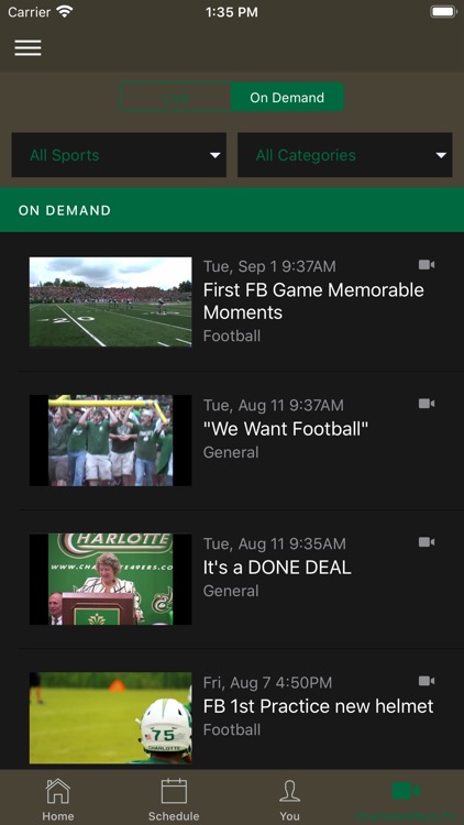 Charlotte 49ers Athletics screenshot-3