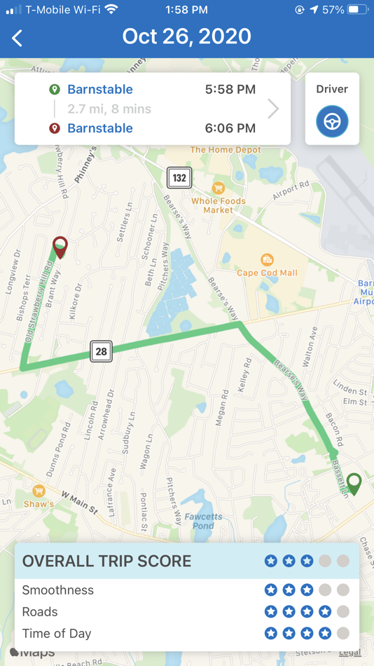 #3. State Auto 360 (iOS) Podle: Cambridge Mobile Telematics Inc.