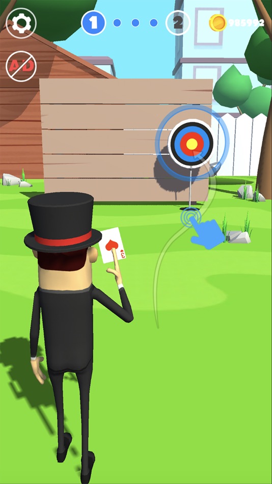 #6. Card Throwing! (iOS) 由: BIGDOG GAMES