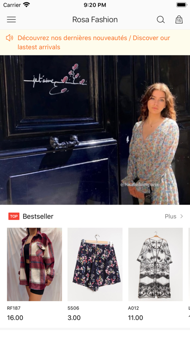 Rosa Fashion Screenshot