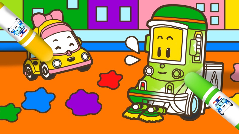 #2. Robocar Poli SketchBook Game (iOS) 由: KIGLE Inc.