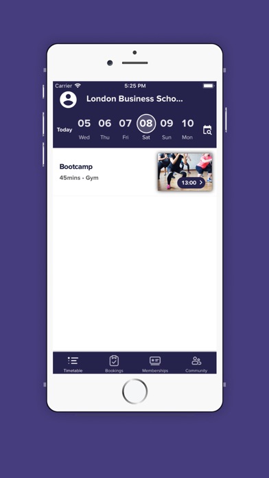 LBS Fitness Centre Screenshot