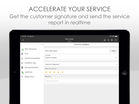 Wello Field Service iPad screenshot 2 - Business app