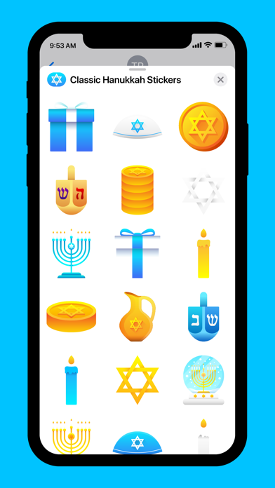 Screenshot #2 pour Classic Hanukkah Stickers