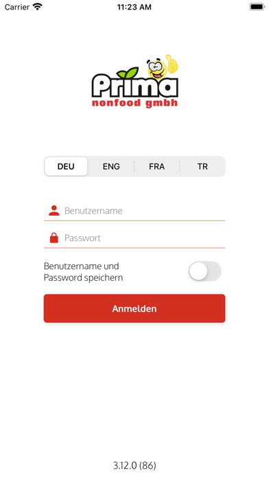 Prima Customer Screenshot