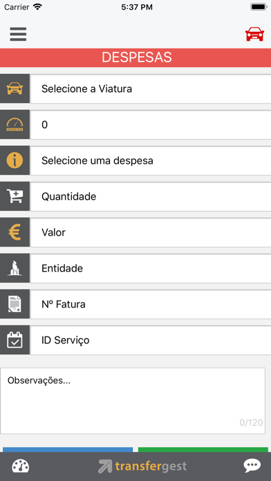 Transfergest Screenshot