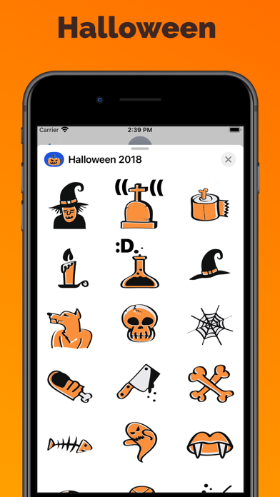 Screenshot #1 pour Happy Halloween stickers emoji