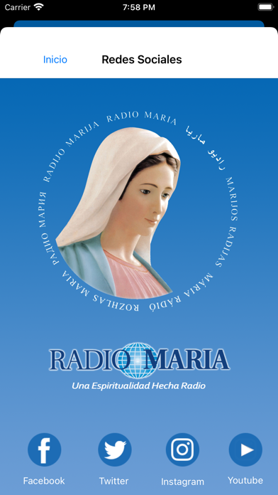 Radio Maria Venezuela Screenshot