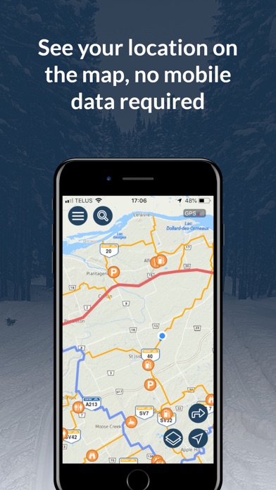 Go Snowmobiling Ontario Screenshot