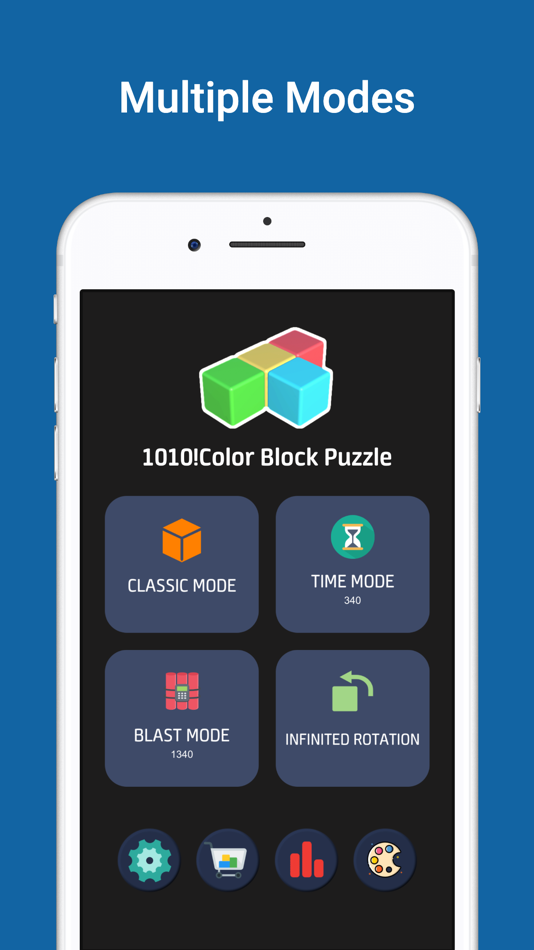 #1. 10×10!Color Block Puzzle Games (iOS) By: 衍旋 廖