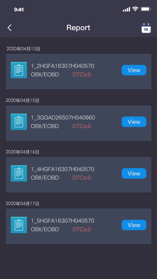 #4. OBD2 Report (iOS) 由: Shenzhen Eucleia Technology Co., Ltd