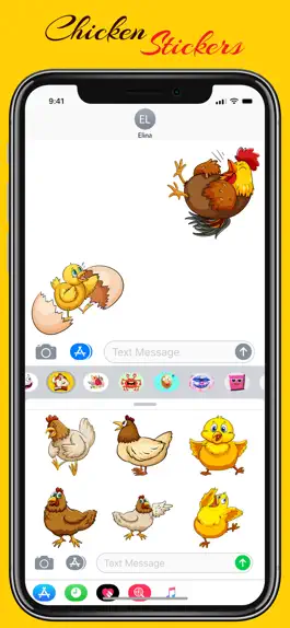 Game screenshot Street Chicken Chick Stickers apk