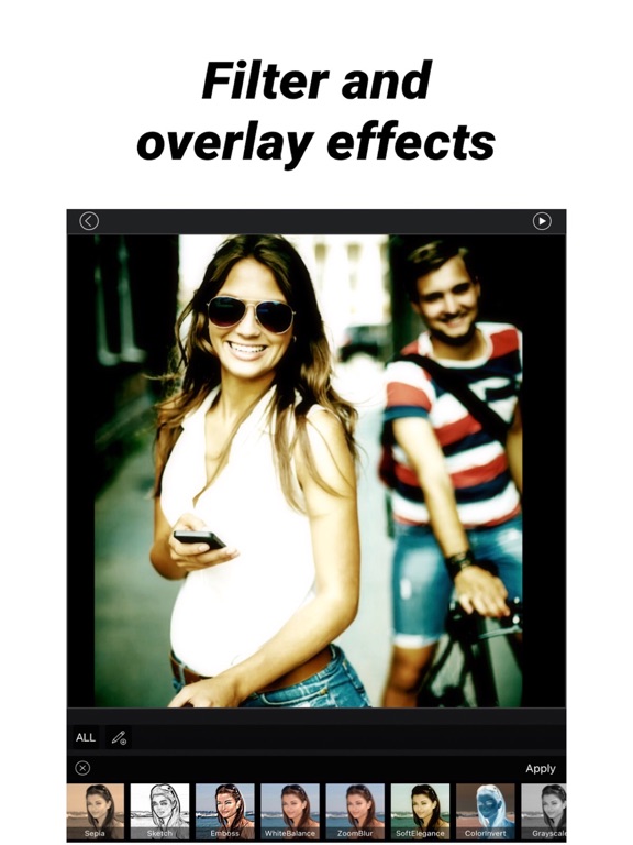 One Video Editor Text Speed FX iPad screenshot 4 - Photo & Video app