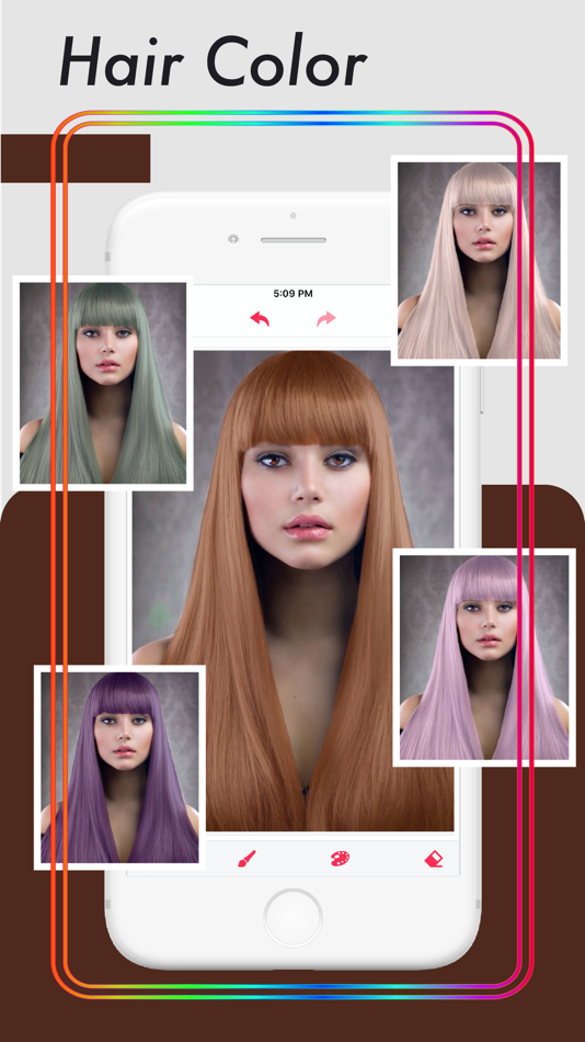 #1. Hair Color Changer . (iOS) 由: 国媚 张