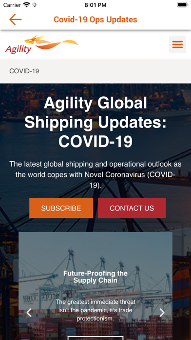 How to cancel & delete Agility Logistics from iphone & ipad 4