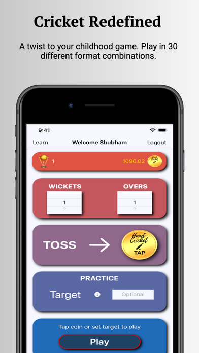 Hand Cricket: Cricket at Home Screenshot