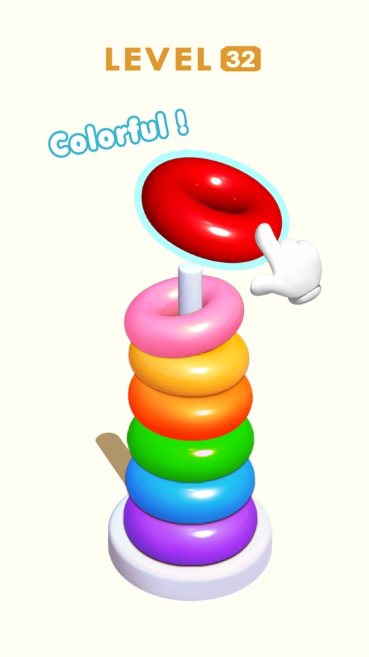 #1. Hoop It 3D (iOS) By: Xiamen Good Bird Technology Co., Ltd.