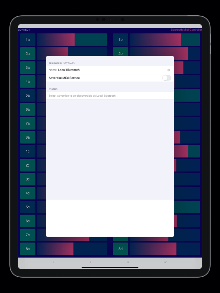 Bluetooth Midi Controller