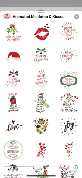 Game screenshot Animated Mistletoe & Kisses apk